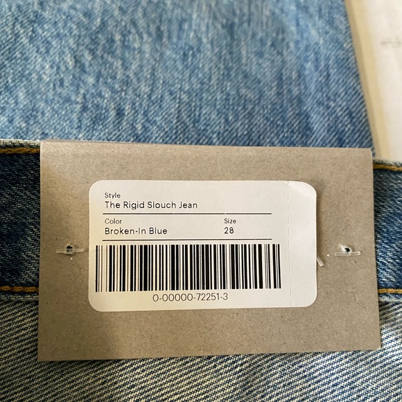 NWT Everlane Jeans The Relaxed Straight Fit Organic cotton - Picture 12 of 16